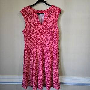 NY&CO pink geometric print dress